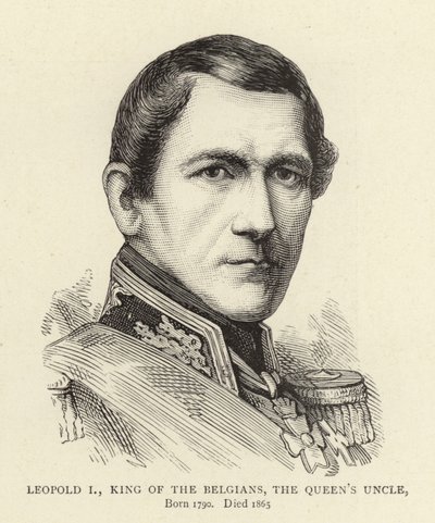 Leopold I., König der Belgier, der Onkel der Königin von English School